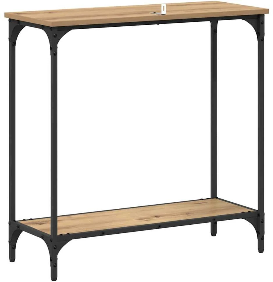 Konsolinis stalas artisano ąžuolo 75 x 30.5 x 75 cm