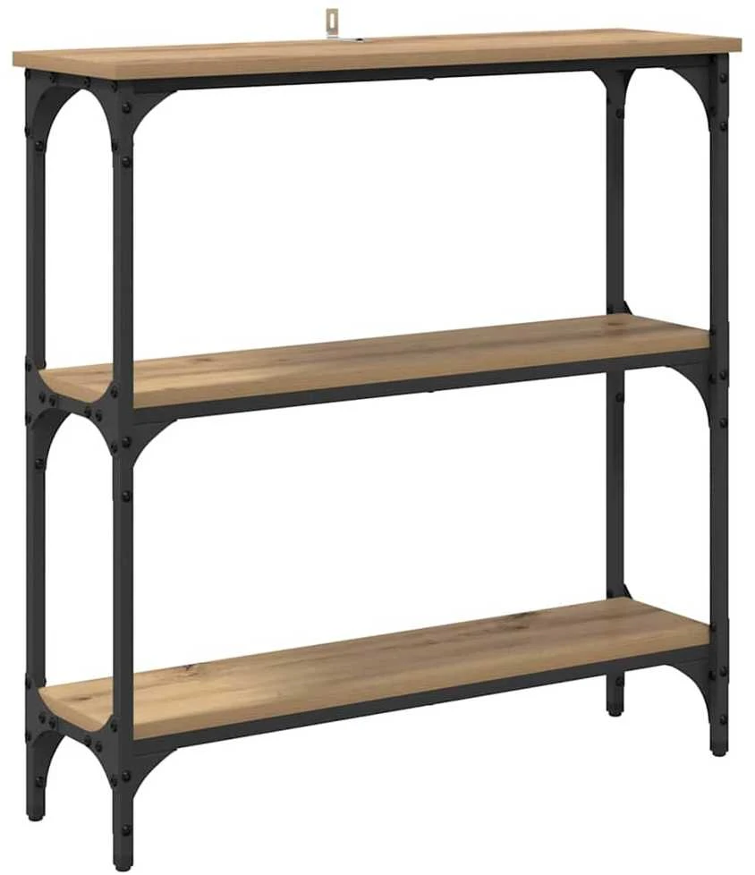 Konsolinis stalas Amatininkų ąžuolas 75 x 22,5 x 75 cm