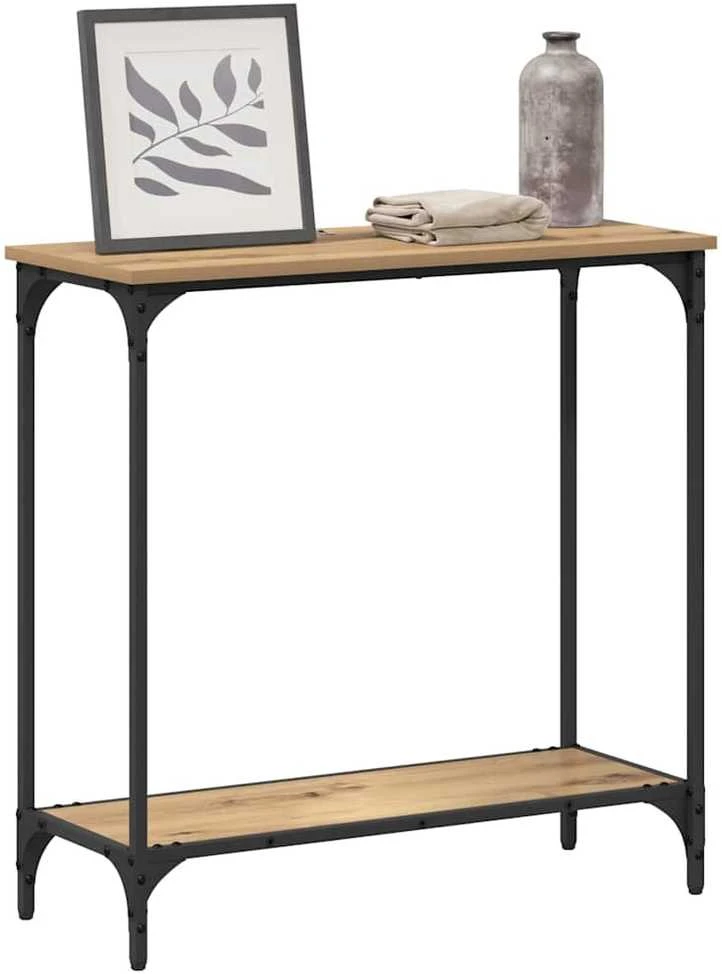 Konsolinis stalas artisano ąžuolo 75 x 30.5 x 75 cm