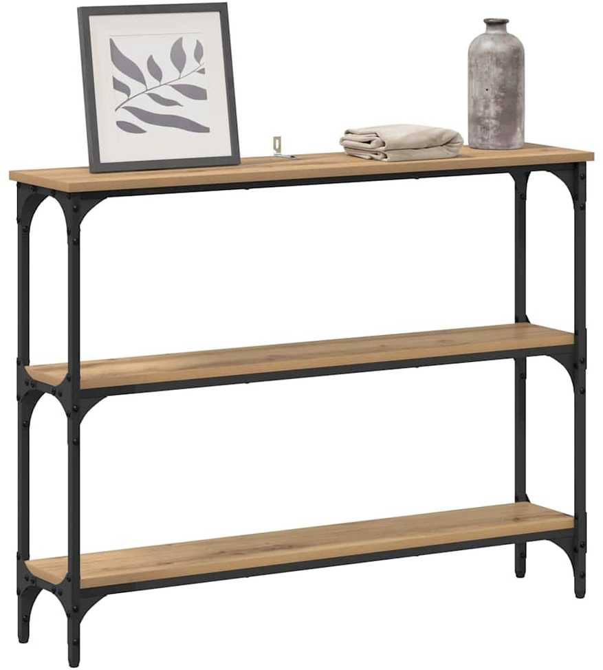 Konsolinis stalas Amatininkų ąžuolas 100 x 22,5 x 75 cm