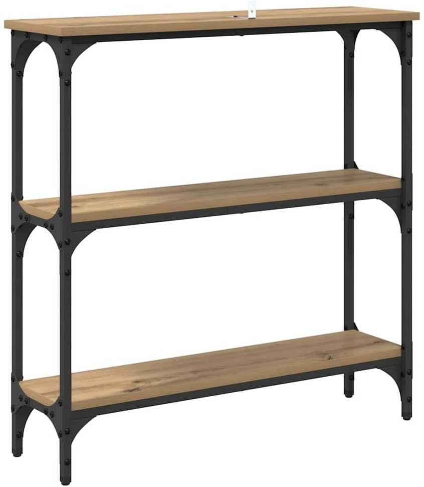 Konsolinis stalas Amatininkų ąžuolas 75 x 22,5 x 75 cm