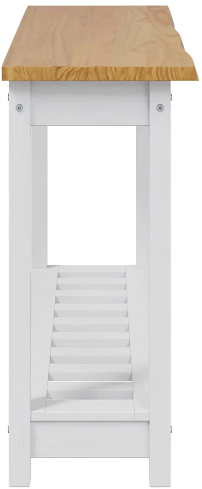 Konsolinis stalas su lentyna EKAI Balta 112 x 35 x 76 cm