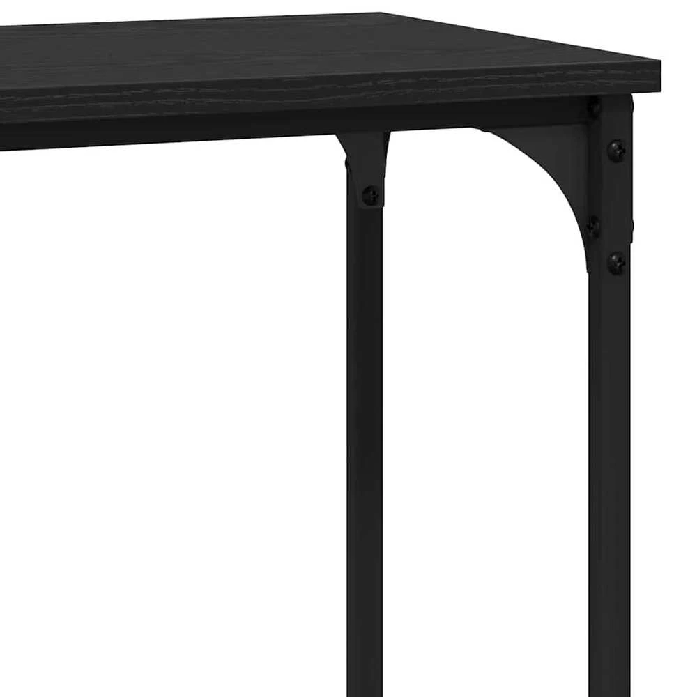 Konsolinis stalas juoda ąžuolo 75 x 30.5 x 75 cm