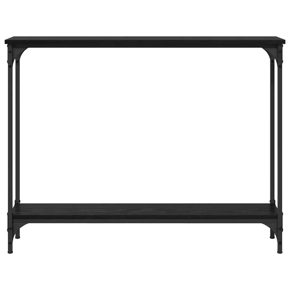 Konsolinis stalas Juodas ąžuolas 100 x 22,5 x 75 cm