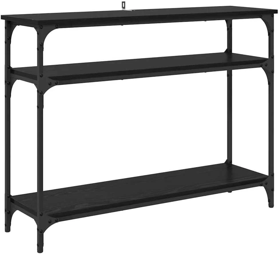 Konsolinis stalas Juodas ąžuolas 100 x 29 x 75 cm