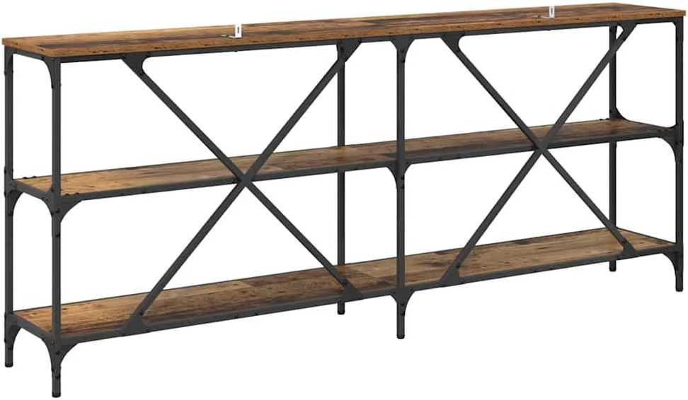 Konsolinis stalas Senas medis 180 x 30 x 75 cm Apdirbta mediena