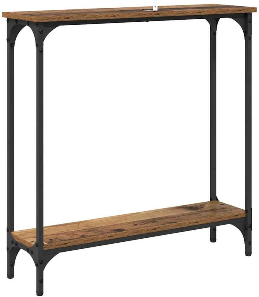 Konsolinis stalas Senovinis medis 75 x 22,5 x 75 cm