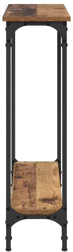 Konsolinis stalas Senovinis medis 75 x 22,5 x 75 cm