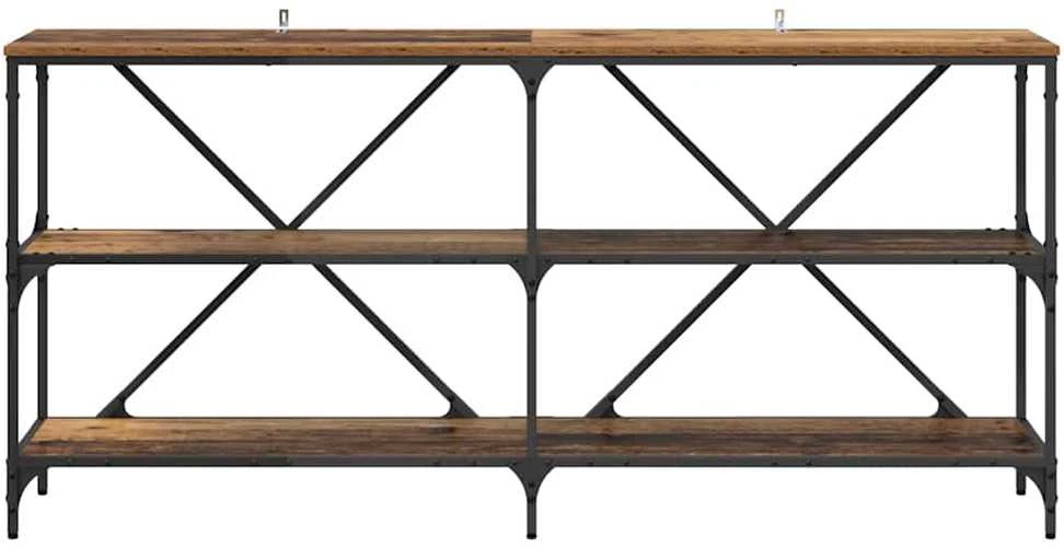 Konsolinis stalas Senas medis 160 x 30 x 75 cm Apdirbta mediena
