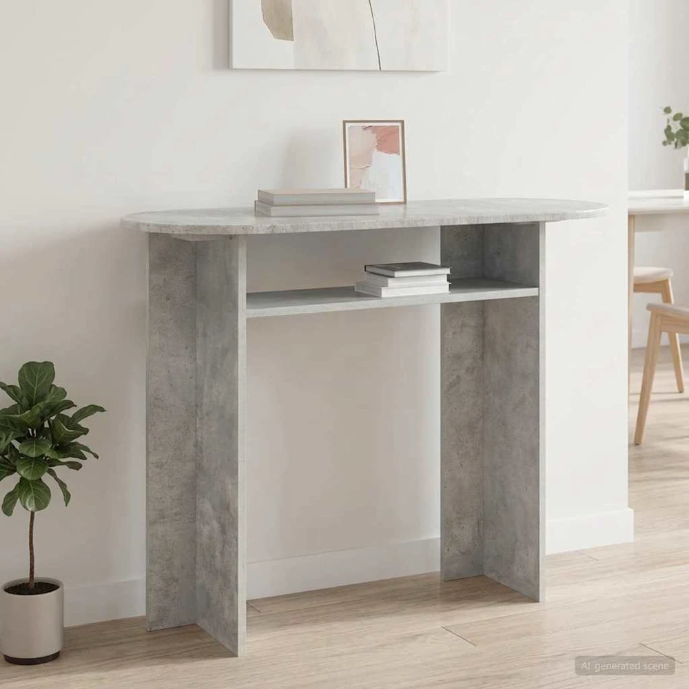Konsolinis stalas Betono pilka 100 x 39,5 x 75 cm