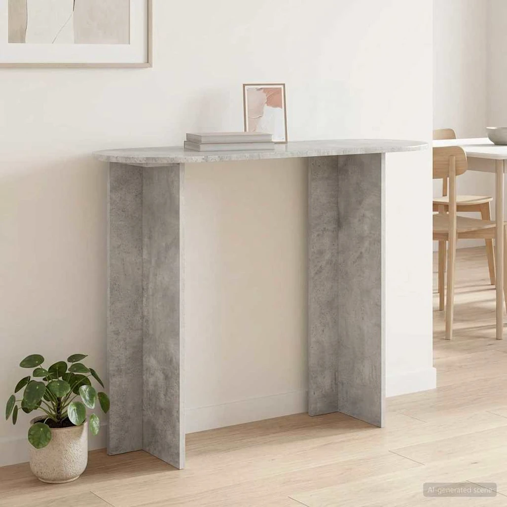 Konsolinis stalas Betono pilka 100 x 39,5 x 75 cm