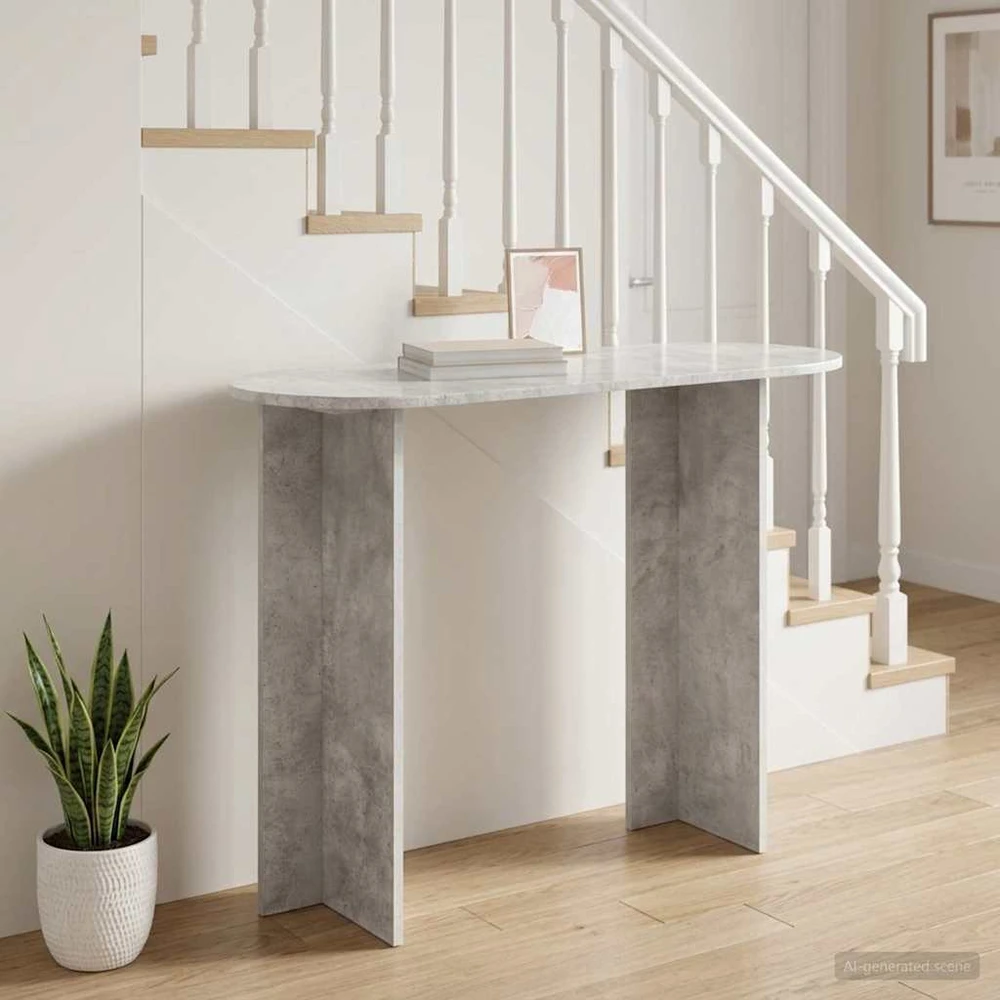 Konsolinis stalas Betono pilka 100 x 39,5 x 75 cm