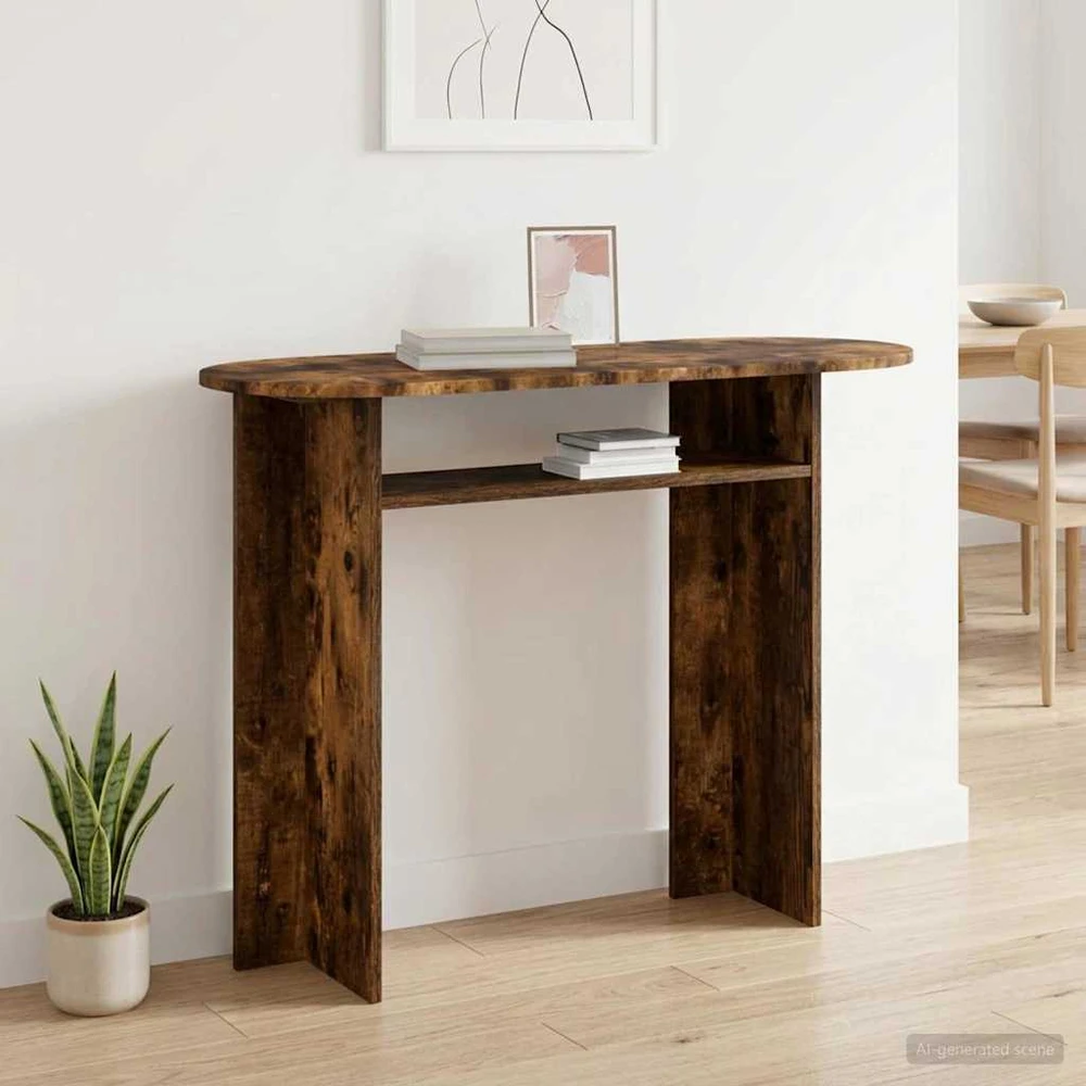 Konsolinis stalas Dūminio ąžuolo 100 x 39,5 x 75 cm