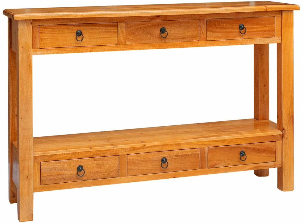Konsolinis stalas su stalčių Natūrali 115 x 32 x 76 cm