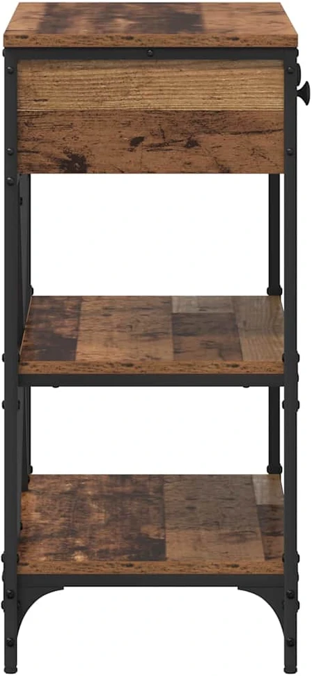 Konsolinis stalas su stalčių Ruda 75 x 34,5 x 75 cm Medis