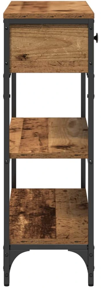 Konsolinis stalas su stalčių Senas medis 72.5 x 25 x 75 cm