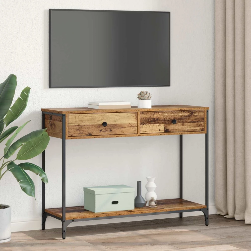 Konsolinis stalas Senovinis medis 100 x 34,5 x 75 cm