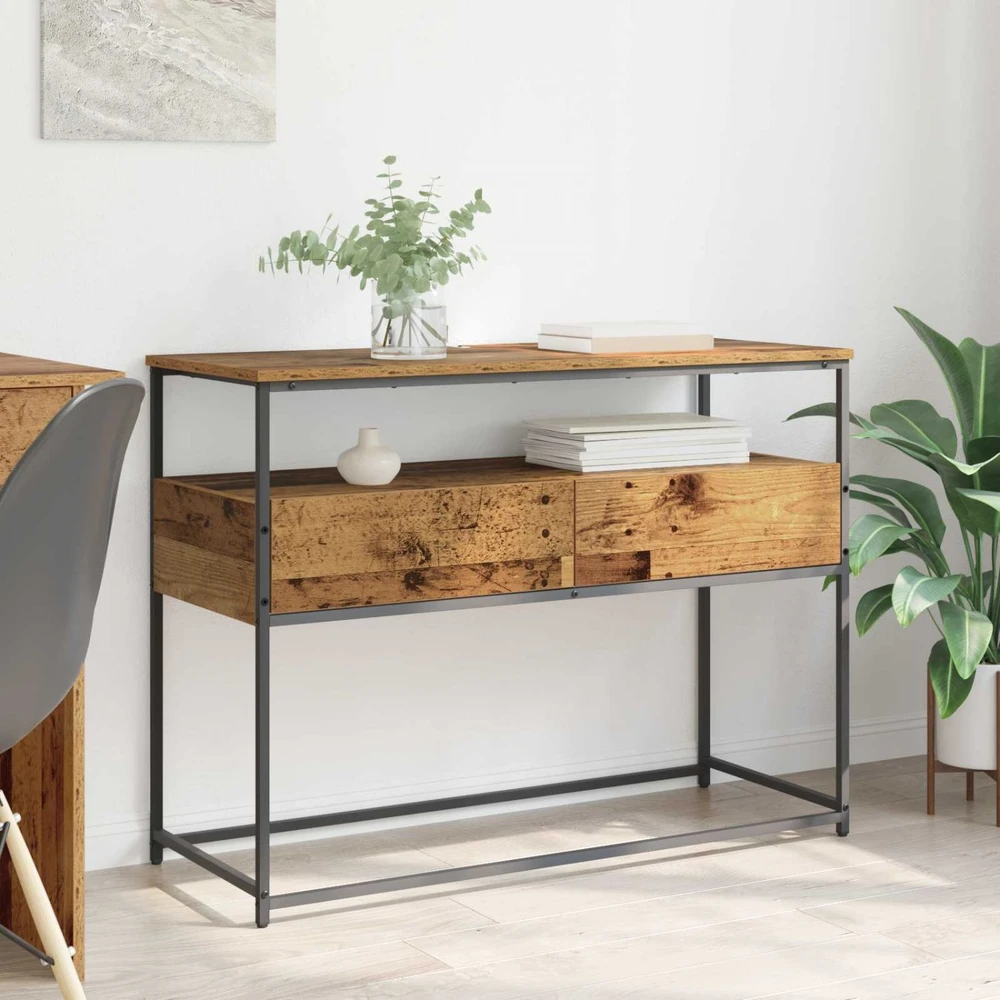 Konsolinis stalas Senovinis medis 100 x 40 x 75 cm