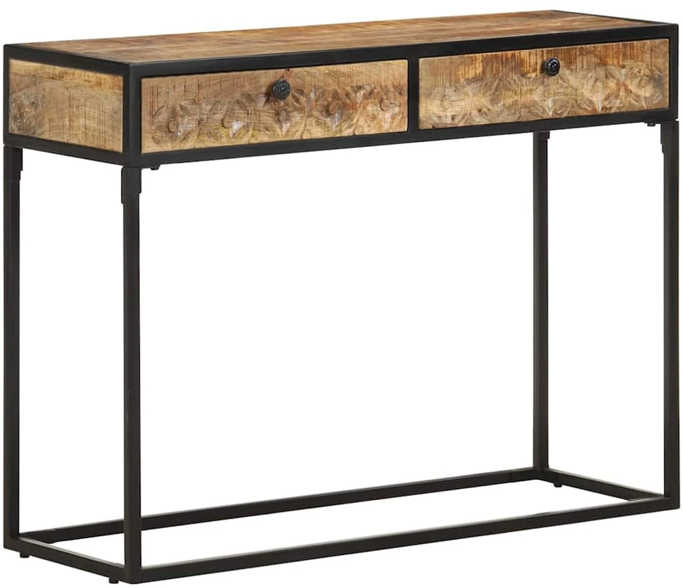 Konsolinis staliukas, 100x35x75cm, mango medienos masyvas