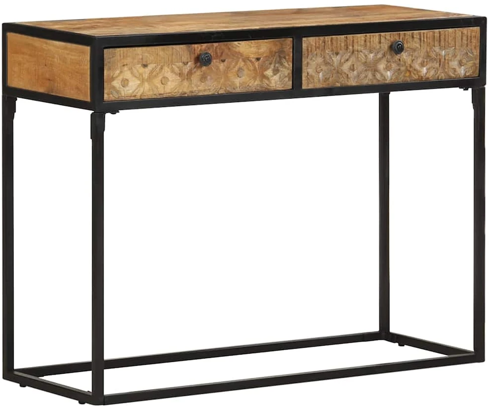 Konsolinis staliukas, 100x35x75cm, mango medienos masyvas