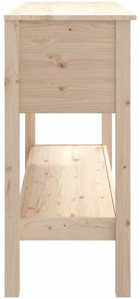 Konsolinis staliukas, 100x35x75cm, pušies medienos masyvas