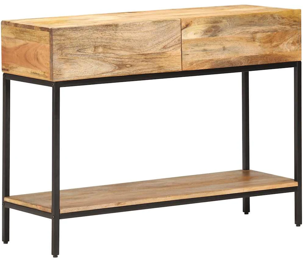 Konsolinis staliukas, 100x35x76cm, mango medienos masyvas