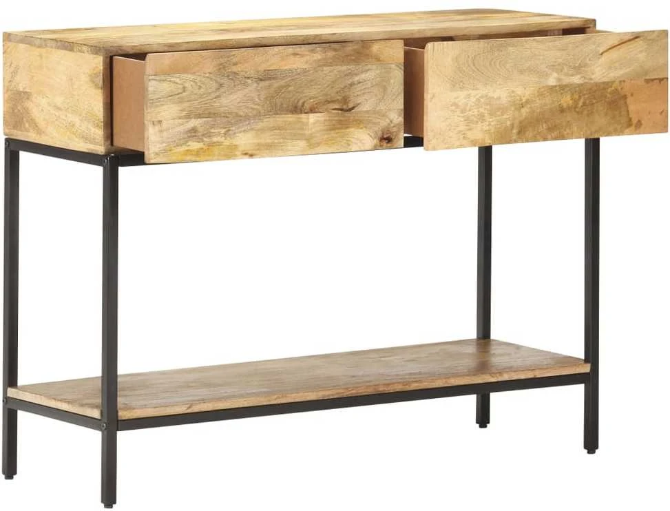 Konsolinis staliukas, 100x35x76cm, mango medienos masyvas