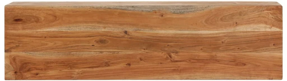 Konsolinis staliukas, 110x30x75cm, akacijos masyvas ir geležis