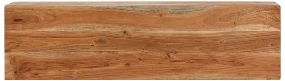 Konsolinis staliukas, 110x30x75cm, akacijos masyvas ir geležis