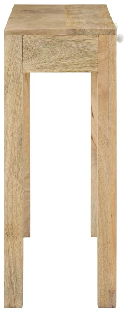Konsolinis staliukas, 110x30x75cm, balintas mango masyvas