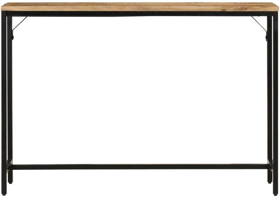 Konsolinis staliukas, 110x30x75cm, mango masyvas ir geležis