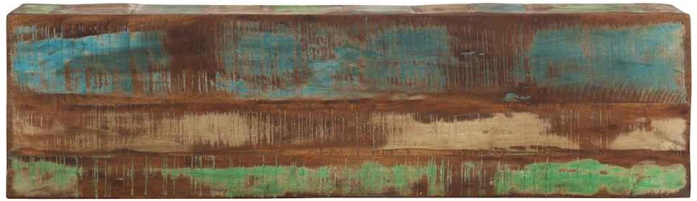 Konsolinis staliukas, 110x30x75cm, perdirbta mediena ir geležis