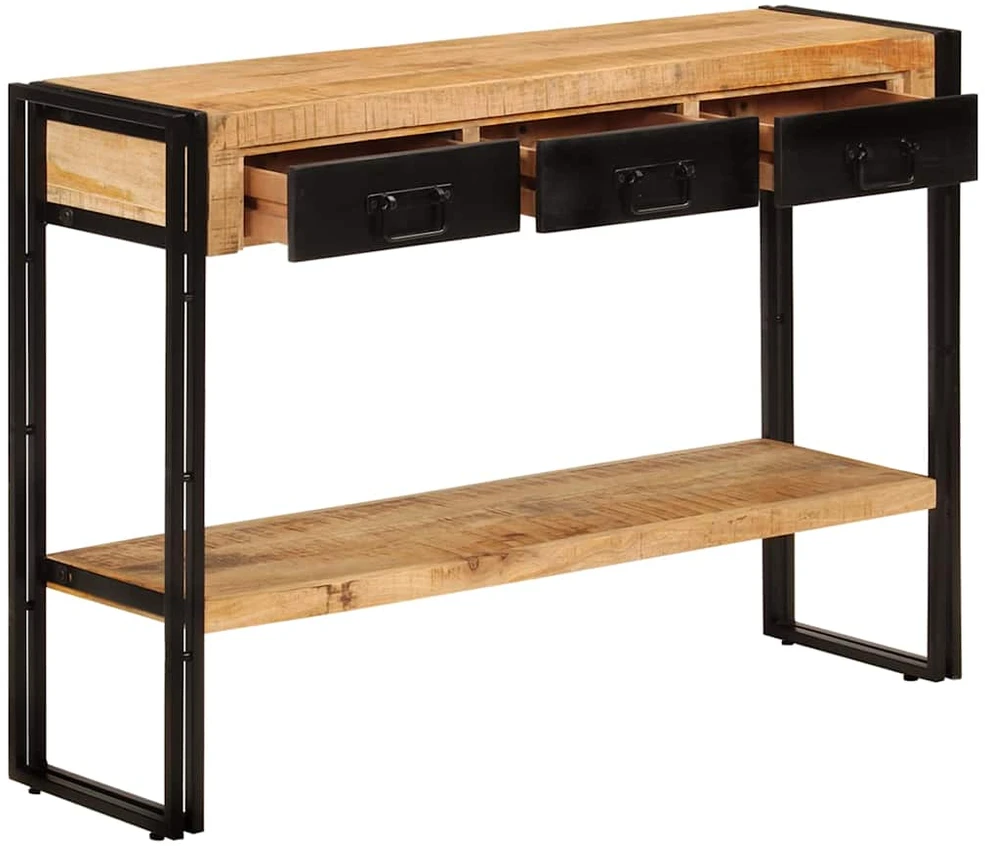 Konsolinis staliukas, 110x30x76cm, mango medienos masyvas