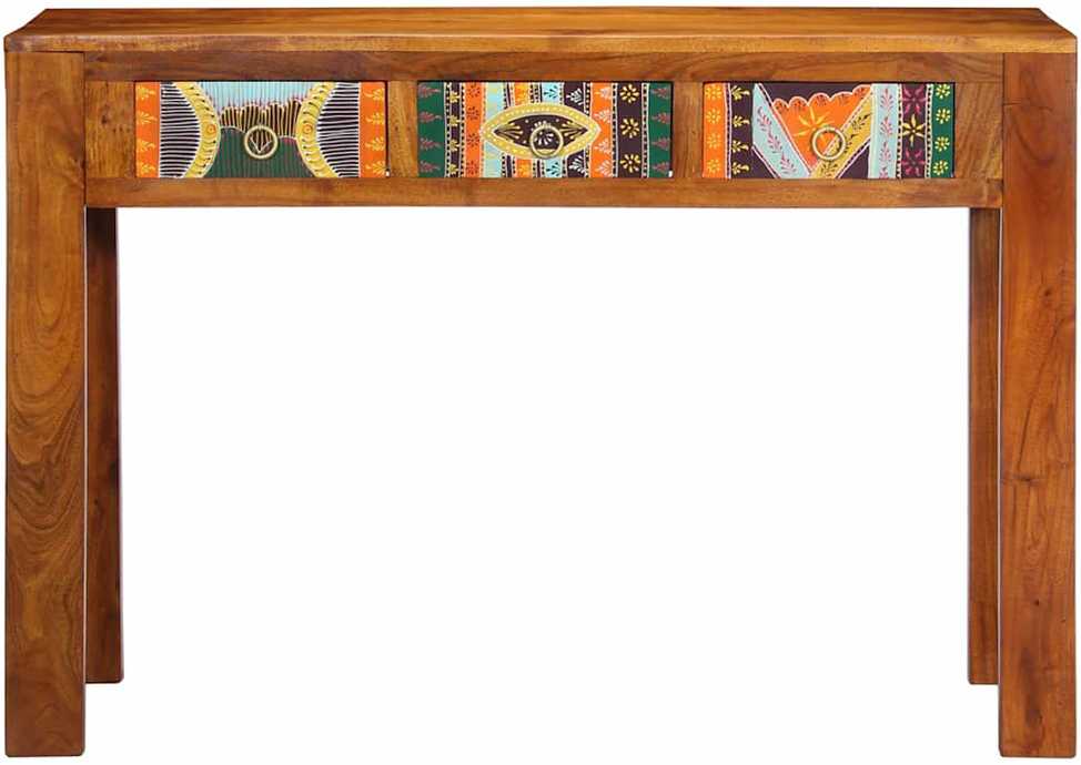 Konsolinis staliukas, 110x35x75cm, akacijos medienos masyvas