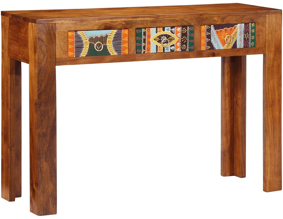 Konsolinis staliukas, 110x35x75cm, akacijos medienos masyvas