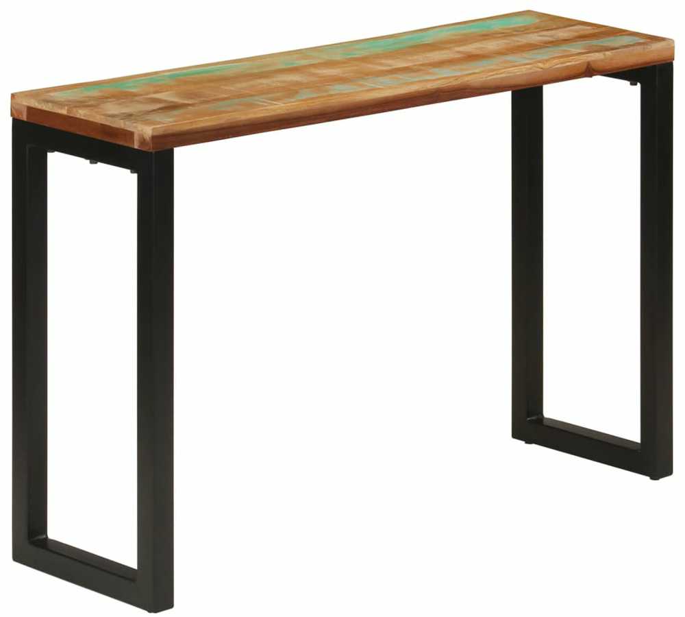 Konsolinis staliukas, 110x35x75cm, perdirbtos medienos masyvas