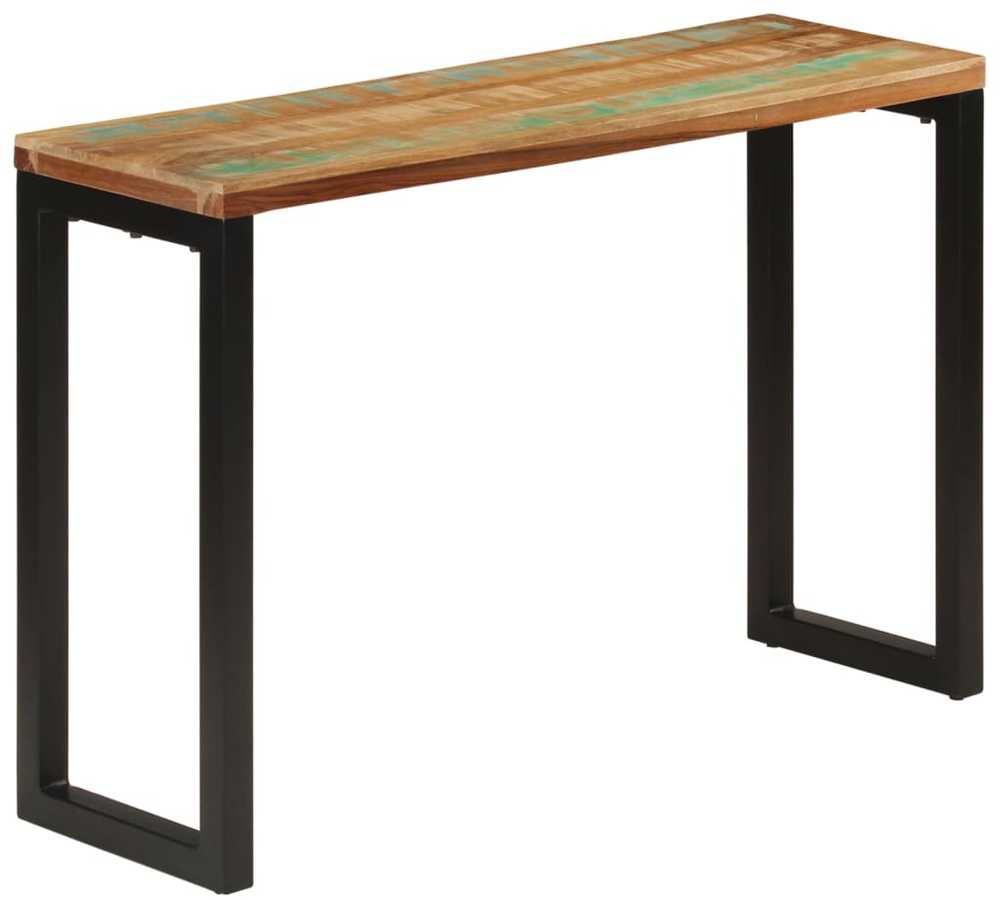Konsolinis staliukas, 110x35x75cm, perdirbtos medienos masyvas