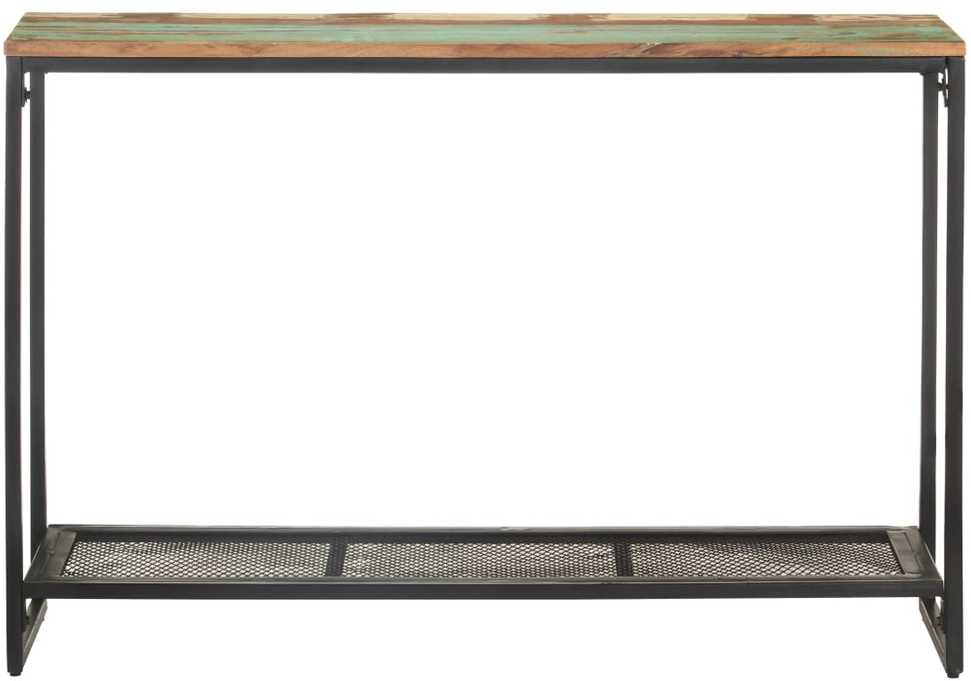 Konsolinis staliukas, 110x35x75cm, perdirbtos medienos masyvas