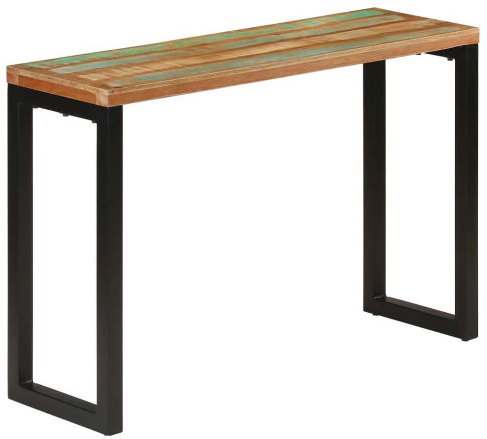 Konsolinis staliukas, 110x35x75cm, perdirbtos medienos masyvas