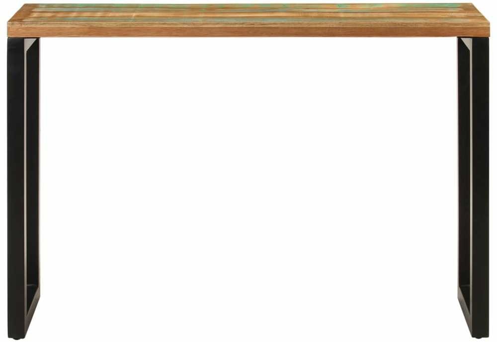 Konsolinis staliukas, 110x35x75cm, perdirbtos medienos masyvas
