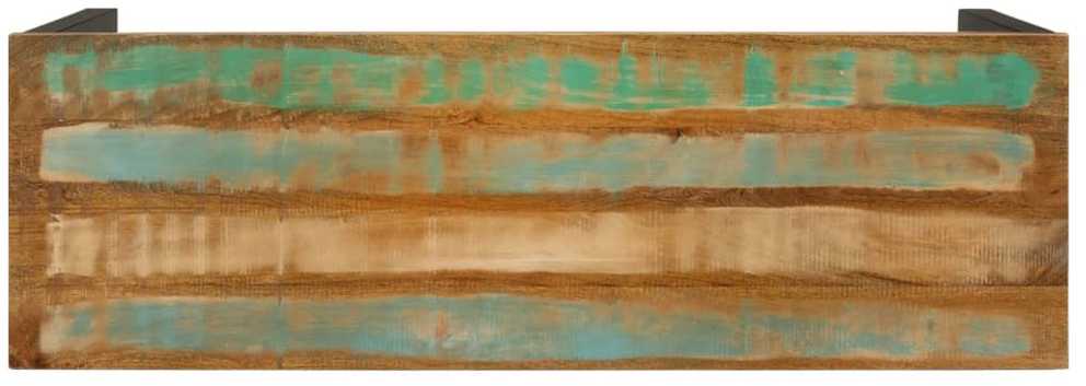 Konsolinis staliukas, 110x35x75cm, perdirbtos medienos masyvas