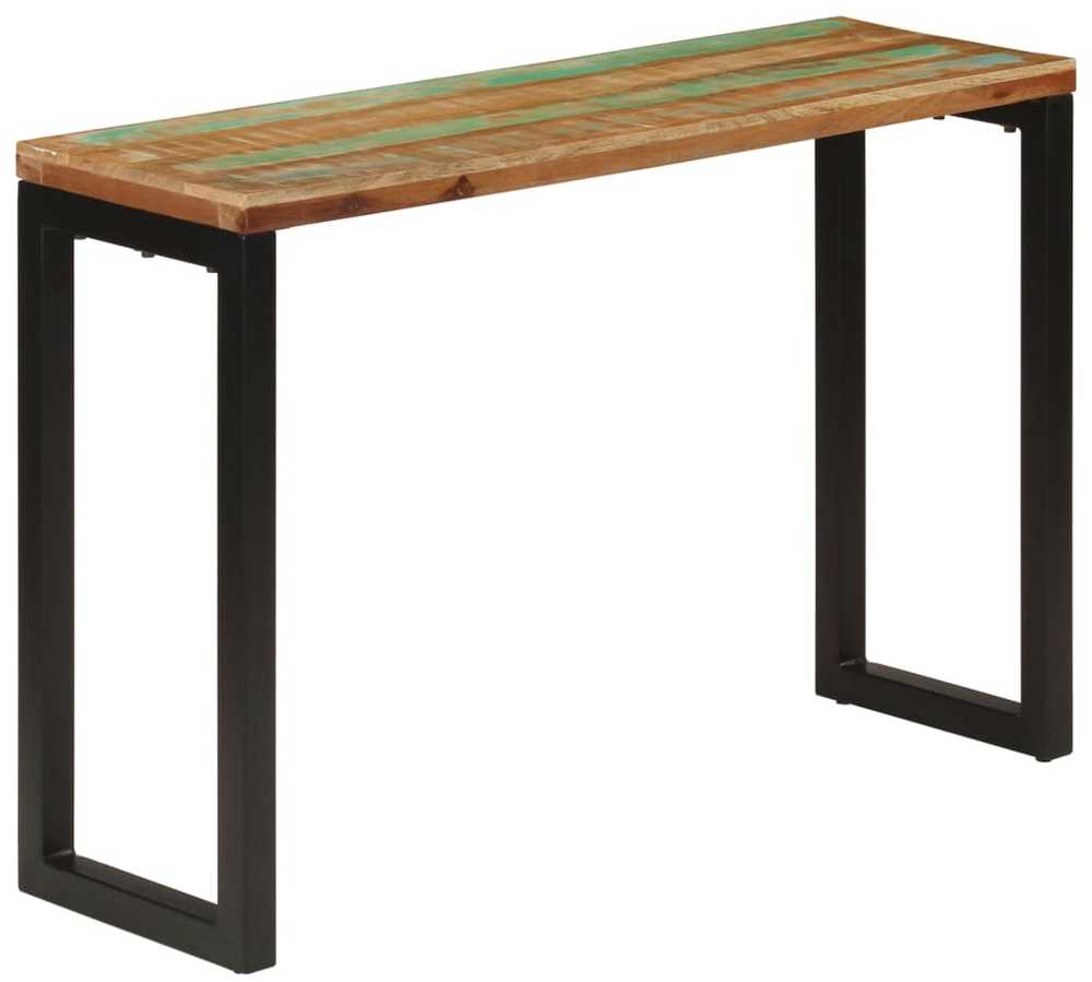 Konsolinis staliukas, 110x35x75cm, perdirbtos medienos masyvas