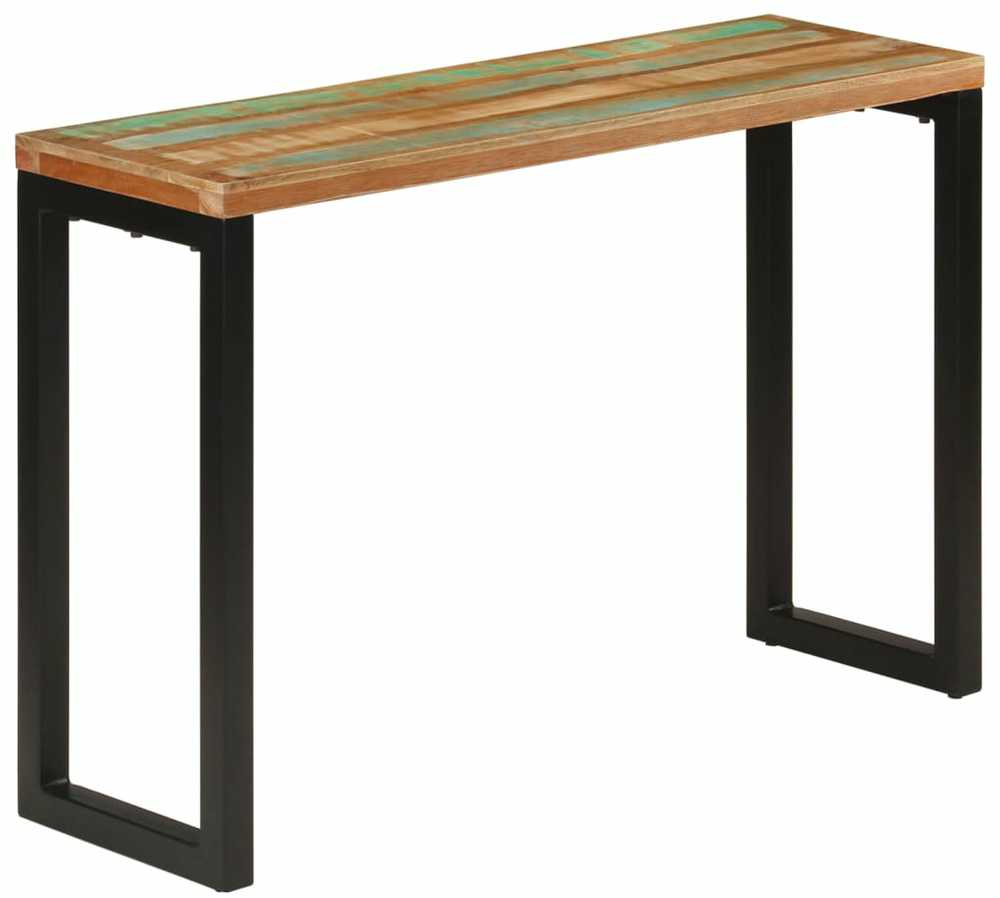 Konsolinis staliukas, 110x35x75cm, perdirbtos medienos masyvas