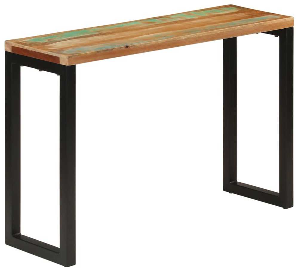 Konsolinis staliukas, 110x35x75cm, perdirbtos medienos masyvas