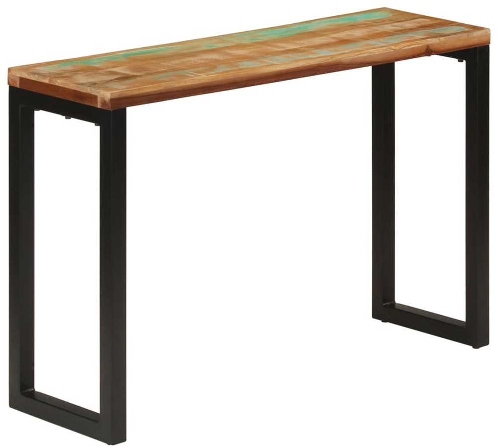 Konsolinis staliukas, 110x35x75cm, perdirbtos medienos masyvas