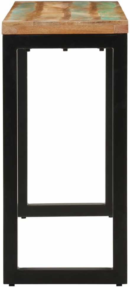 Konsolinis staliukas, 110x35x75cm, perdirbtos medienos masyvas