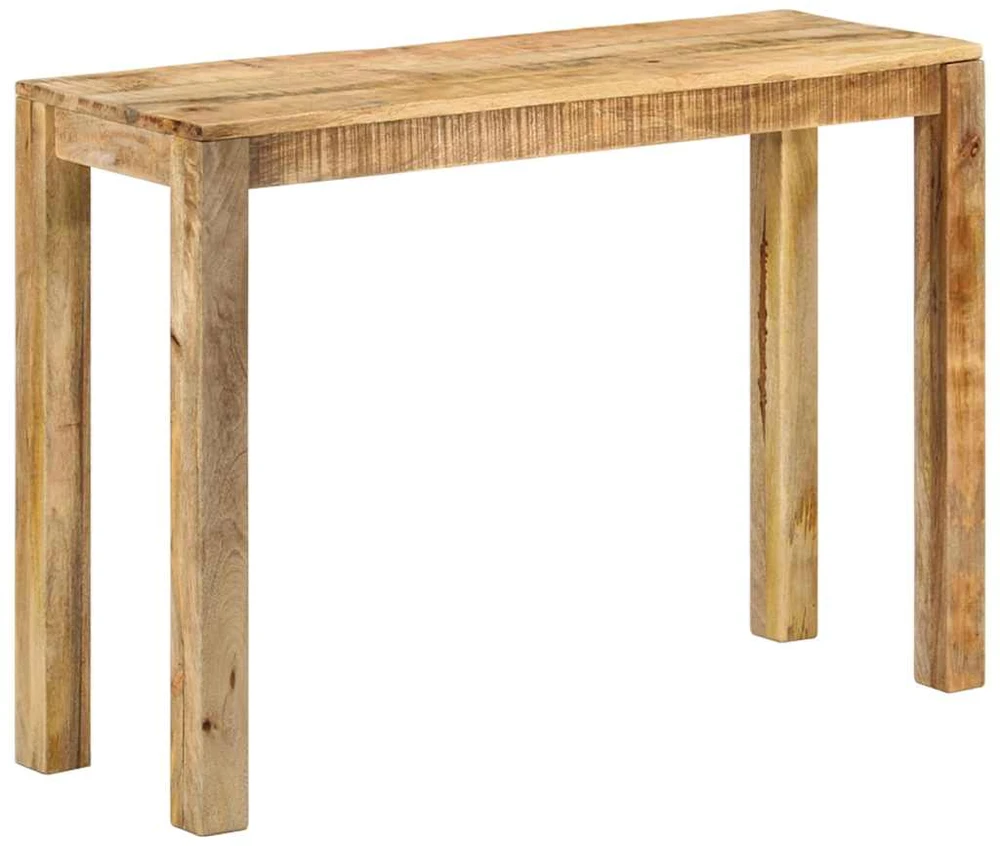 Konsolinis staliukas, 110x35x76cm, neapdorota mango mediena