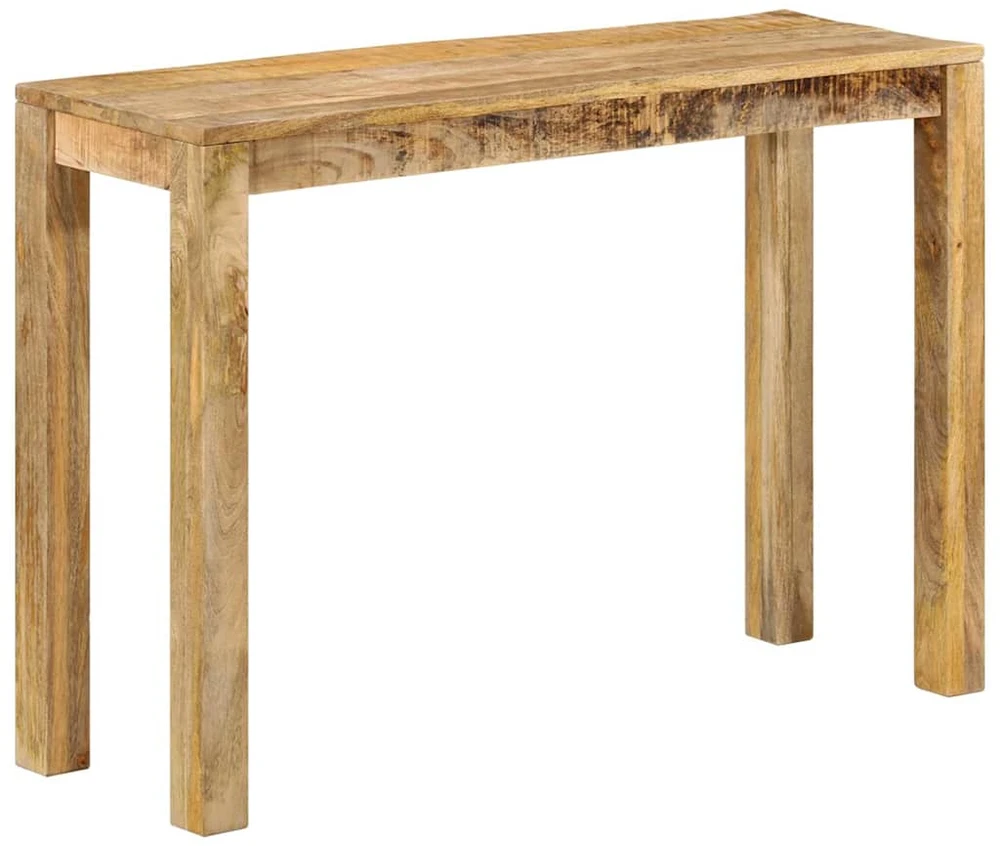 Konsolinis staliukas, 110x35x76cm, neapdorota mango mediena