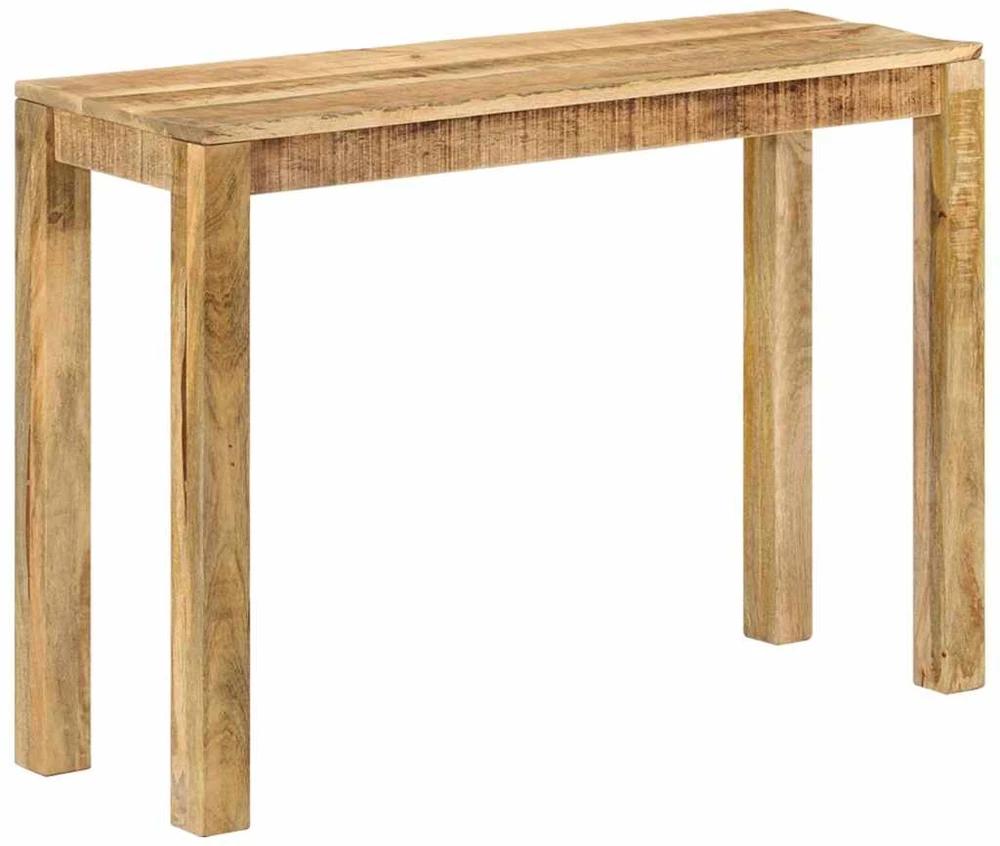 Konsolinis staliukas, 110x35x76cm, neapdorota mango mediena