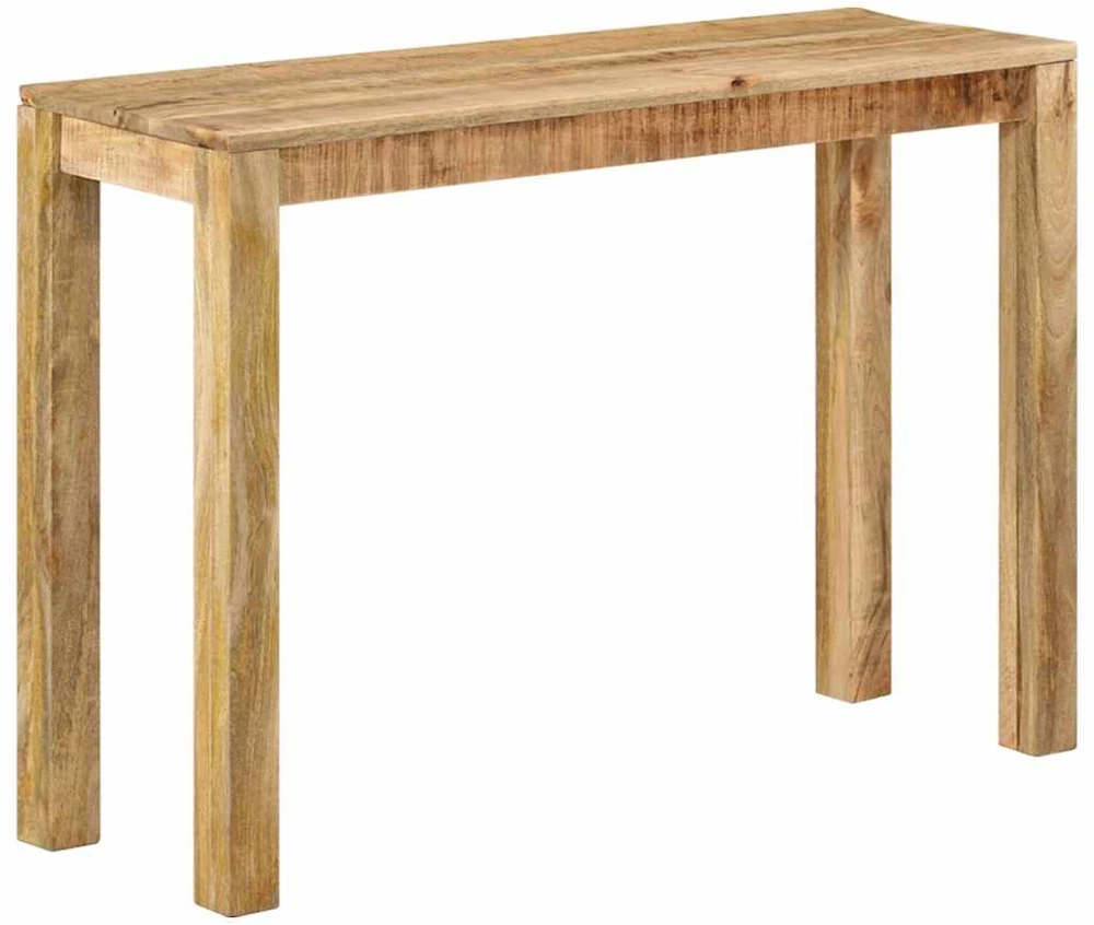 Konsolinis staliukas, 110x35x76cm, neapdorota mango mediena
